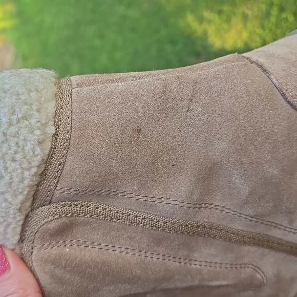 Sorel Beige Waterfall Boots Fleece Collar ZIP Waterproof Thinsulate Ultra US 8 - Picture 5 of 8